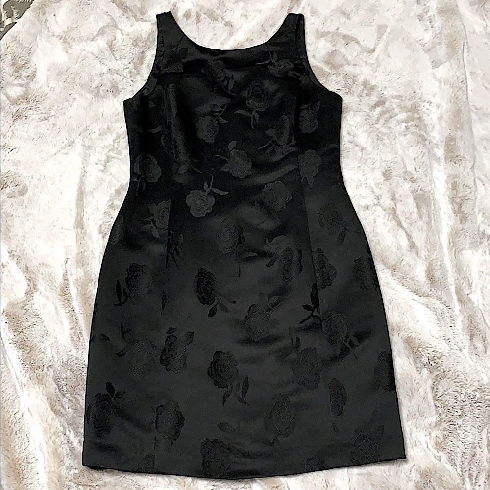 NWT Isabel Ardee black floral dress